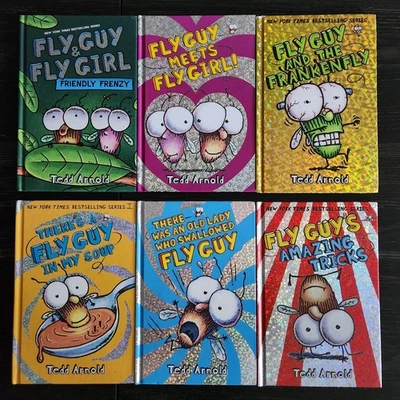 FLY GUY by Tedd Arnold Hardcover Children's 6 Books Lot  - Image 1 of 3