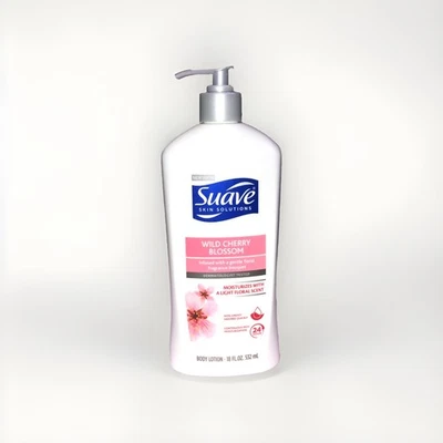 Suave Skin Solutions Wild Cherry Blossom Body Lotion 18 oz Moisturizing Floral - Image 1 of 2