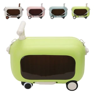 Kids Ride On Luggage 90° Folding Pedal Large Capacity Multi Functional Todd Fit - Picture 1 of 24