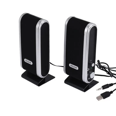  120W USB  Desktop Computer Notebook Audio Speaker 3.5mm Earphone Jack Z2M92596 - Image 1 of 4