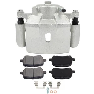 Pinzas de freno delanteras izquierdas y pastillas de cerámica para Chevrolet Malibu 2006-2012 - Imagen 1 de 9