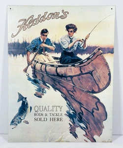 Heddon's Quality Rods & Tackle Sold Here Blechschild REPRODUKTION - Bild 1 von 3
