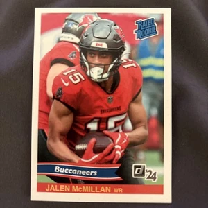 2024 Panini Instant JALEN McMILLAN RC NFL RATED ROOKIE RETRO #’d 1/890 Bucs! - Picture 1 of 2