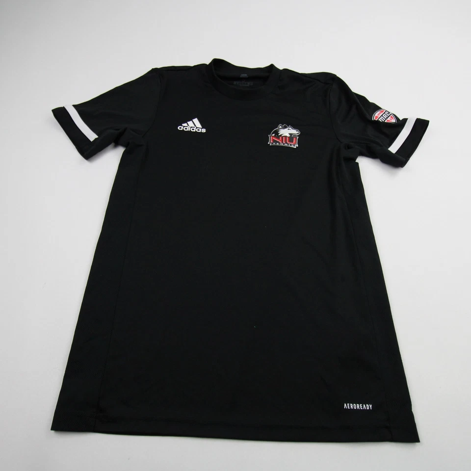 NIU Huskies adidas Short Sleeve Shirt Men's Black New - Image 1 of 1