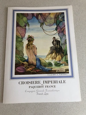 MENU PAQUEBOT "FRANCE" CROISIERE IMPERIAL - 13/04/1969 - Photo 1/3