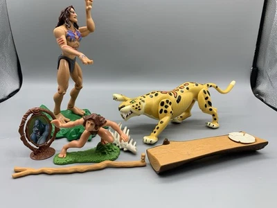 Figura de acción de leopardo Tarzán y Savage Slash Sabor de Disney de colección 1999 ¡y más!! Foto 1 de 4