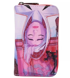 New With Tags Loungefly Marvel Spiderverse Spidergwen Zip Around Wallet Rare! - Picture 1 of 6