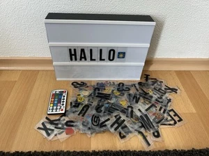 LED Lightbox Kino Anzeigetafel 22 x 33 cm Beschriftbar Leuchtreklame Lichtdeko - Bild 1 von 1