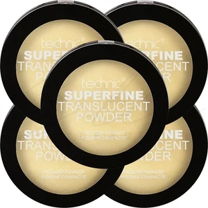 TECHNIC Superfine Translucent Make-Up Pressed Face Powder Vegan 12g *PACK OF 5* - Picture 1 of 1