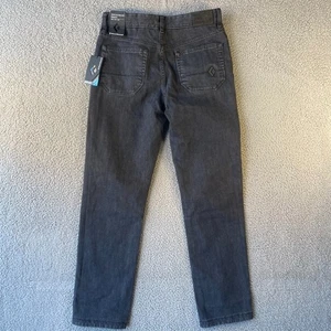 Pantalone denim lana nero Diamond Mission uomo 32x32 lavaggio scuro elasticizzato escursionismo nuovo con etichette - Foto 1 di 10
