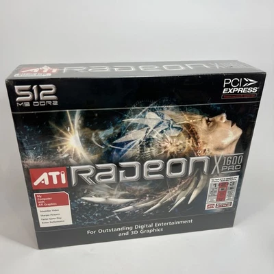 NEW** ATI Tech. ATI Radeon X1600 Pro (100-437509) 512 MB DDR2 SDRAM PCI Express - Image 1 of 3