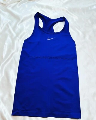 Nike Women's Size M Medium Dri-Fit Purple Strappy Racer Back Tank Top Racerback - Image 1 of 4