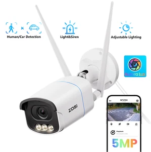 ZOSI 5MP WIFI IP Camera Wireless Outdoor CCTV Full ColorVu 5G Security Cmaera - Picture 1 of 12