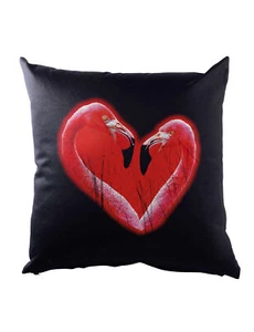 Flamingo Heart II Dekokissen Love Princess Flamingos Wildlife Fairies Pink - Bild 1 von 1