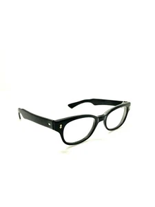 Vintage Victory Eyeglasses Black Frames Only 5 3/4 USA - Picture 1 of 9