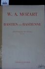 W. A. MOZART BASTIEN und BASTIENNE. AA-3227. Klaviernuszug mit Gesang. UNIVERSAL