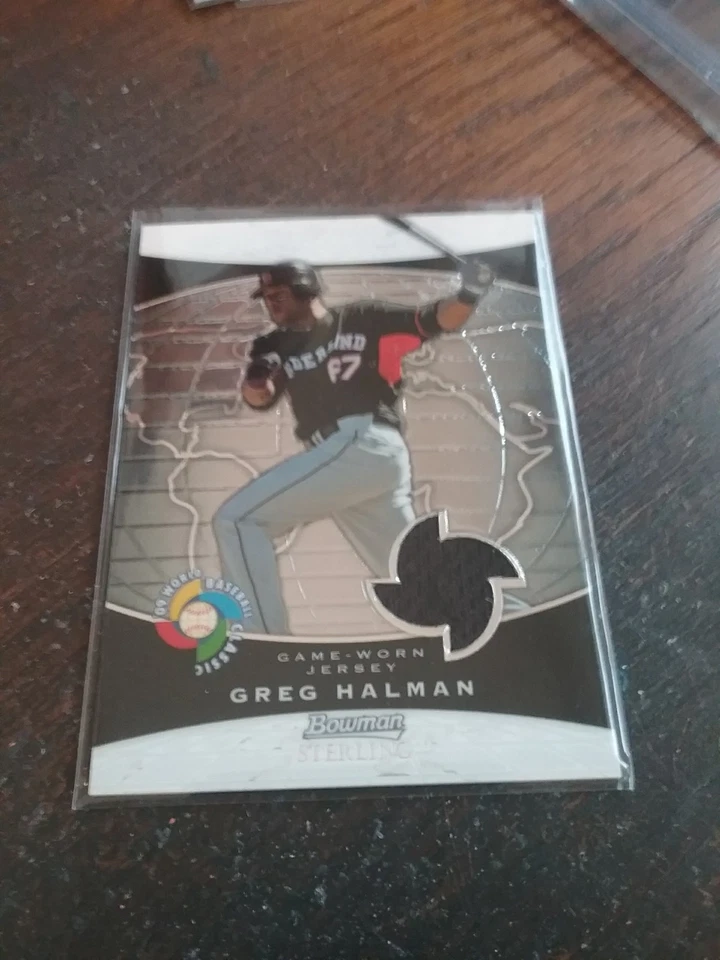 Greg Halman SP Relic 2009 Bowman Worldview No B O R G H - Image 1 of 2