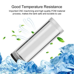 50mm Diameter G1/4 Thread DIY Extra Long Cylinder Water cooled for Computer - Afbeelding 1 van 13