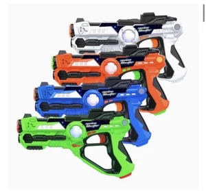 Infrarot Laser Tag 4 Spieler Multiplayer Spiel mit Hülle Weste nicht benötigt - Bild 1 von 5