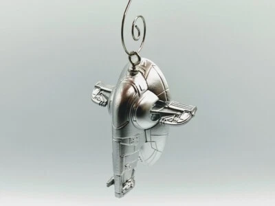 Star Wars El Imperio Contraataca Esclavo de Plata de Boba Fett-1 Adorno de Navidad Foto 1 de 4