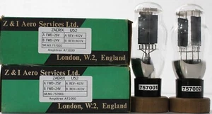 U52 Zarix Black Base Made in Gt Britain Amplitrex Tested Qty 1 Match Pair 2 Pcs - Picture 1 of 8