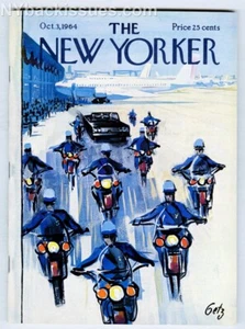New Yorker magazine October 3 1964 Ted Walker John O'Hara Mary Lavin VF - Picture 1 of 4