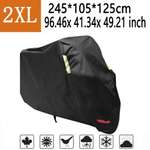 2XL Motorcycle Cover Waterproof For Kawasaki Ninja 250 300 400 650 ZX6R ZX7R ZX9 - Picture 1 of 10