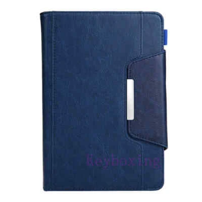 Universal Magnetic Leather Case Cover For 7'' 8'' 9.7" 10.1" 10.5 Android Tablet - Image 1 of 4