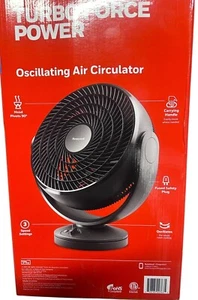 Honeywell HF710 Turbo Force Oscillating Floor Fan Black - Picture 1 of 10
