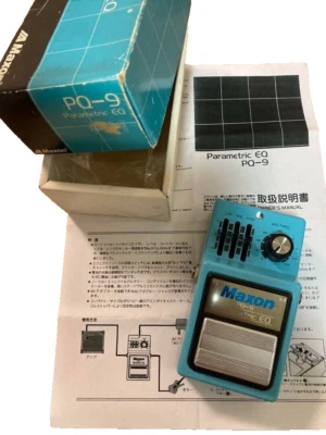 Pedal efecto ecualizador paramétrico Maxon PQ-9 con CAJA prueba manual completada Foto 1 de 4