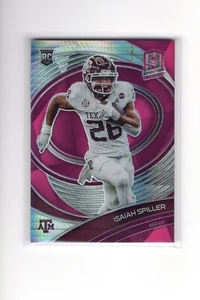 2022 Chronicles Draft Picks Spectra Isaiah Spiller Neon Pink Rookie 27/75 - Bild 1 von 2