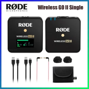 RODE Wireless GO II Pojedynczy bezprzewodowy system mikrofonowy Lavalier Video Mic TX + RX - Zdjęcie 1 z 6
