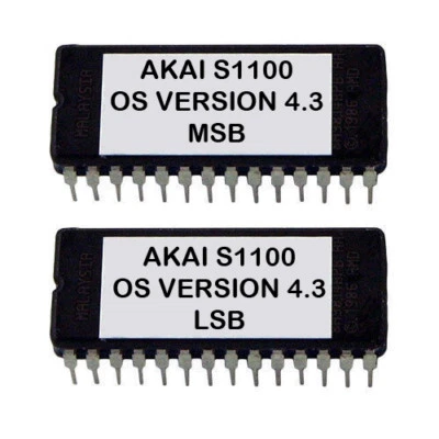 Akai S1100 Diamanten Operating System 4.3 Eprom Upgrade Update OS Firmware - Bild 1 von 2