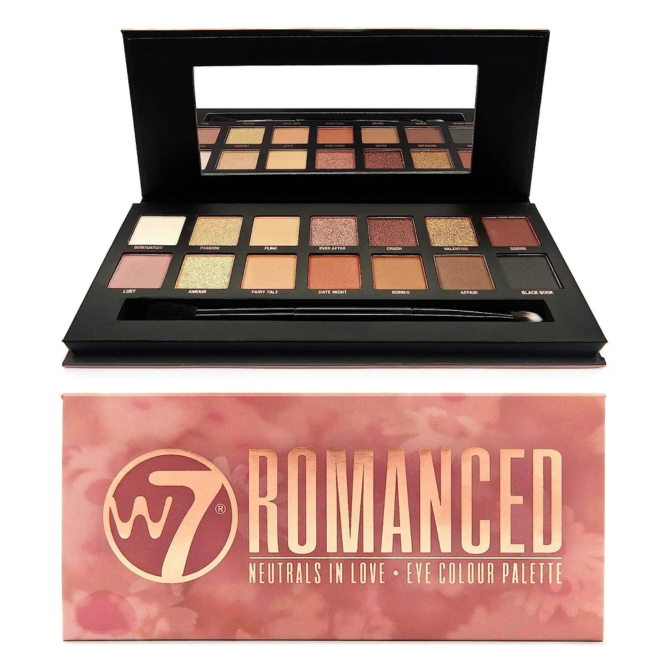 W7 | Romanced Lieschatten Palette - Bild 1 von 1