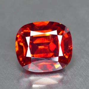 18.35Ct Cushion_Elegant Top Quality Natural Reddish Orange Sphalerite - Picture 1 of 2