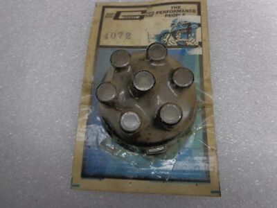 Mr Gasket #4072 D-C Mini Street Dual Point Replacement Distributor Cap 6 cly - Image 1 of 2