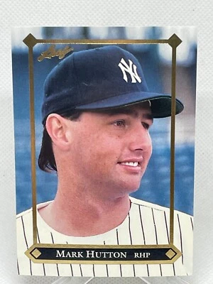 Mark Hutton 1992 Leaf Gold Leaf Rookies #BC-6 Insert - Image 1 of 2