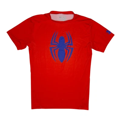 Camisa Under Armour Para Hombres XL Roja Spiderman Alter Ego Compresión Gimnasio Marvel Comics Foto 1 de 4