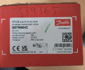 Danfoss HP22B 2 Port Ventil und Stellantrieb - 087N6642 - Bild 1 von 1