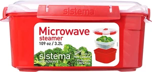 Microwave Steamer for Cooking Food and Vegetables with Steam Release Vent - Picture 1 of 6