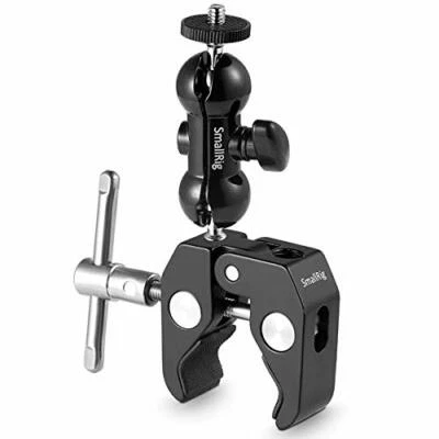 Cool Arm Super Clamp Mount Multi Function Double Ball Adapter With Bottom Clamp - Image 1 of 4