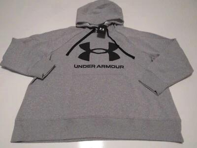 Sudaderas con capucha Under Armour para mujer talla grande Rival polar gris 2X 1362915-035 nuevas con etiquetas Foto 1 de 4
