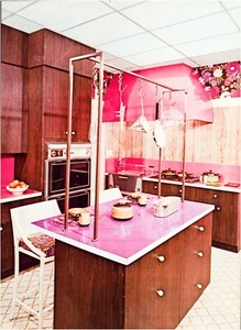 Print Ad 1969 MCM Kitchen Mod Decor Interior Design Magazine Page 12" x 9" - Picture 1 of 1