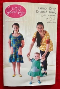 Anna Maria sewing patterns Lemon Drop Dress & Tunic for women, girls & toddlers - Picture 1 of 4