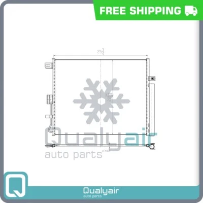 AC Condenser fits Dodge Durango QL - Image 1 of 4