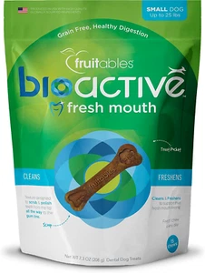 Fruitables Bioactive Fresh Mouth Dental Chews – Mini Size Dog Treats –... - Picture 1 of 2