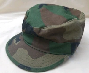 US Military Issue Army Camouflage Cap Combat BDU Cap/ Hat Size 7  - Picture 1 of 12