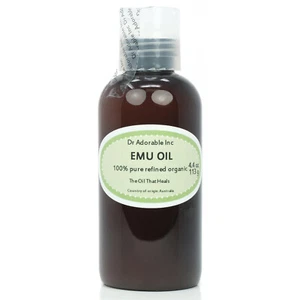 Premium 100% Pure Organic Australian Emu Oil Refined Skin Care 2 oz up to 7 LB - Picture 1 of 23