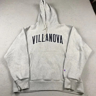 Sudadera con Capucha DE COLECCIÓN Villanova Wildcats Para Hombre Mediana Campeón Tejido Inverso Foto 1 de 4
