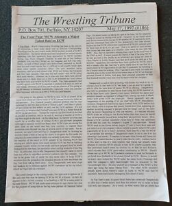 💥1️⃣9️⃣9️⃣7️⃣ The Wrestling Tribune Fanzine 5/17/97 #186 WCW raids ECW talent